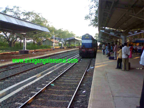 sivagangai train timings and schedule